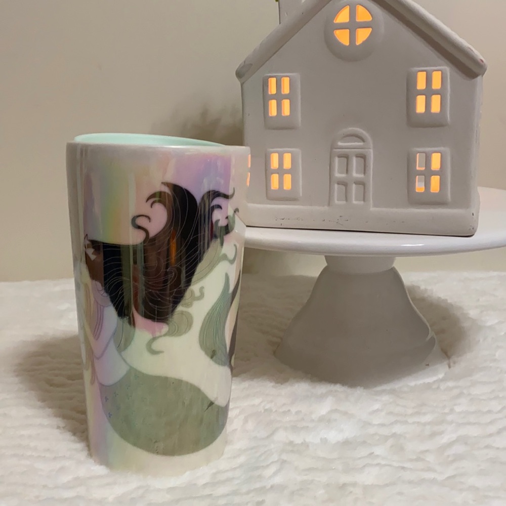 Starbucks 2021 Holiday Collection, Siren Iridescent Double Wall Ceramic Tumbler